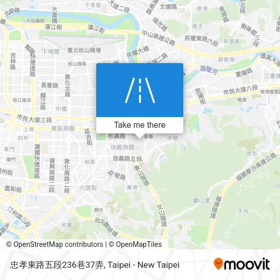 忠孝東路五段236巷37弄地圖