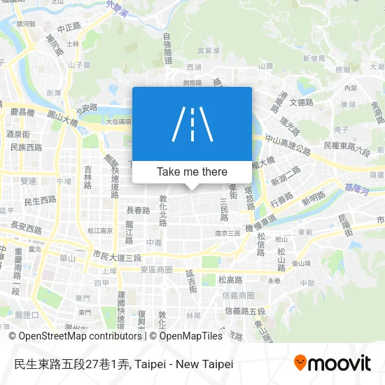 民生東路五段27巷1弄地圖