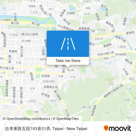 忠孝東路五段743巷31弄地圖