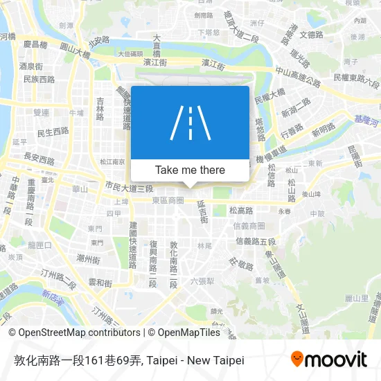 敦化南路一段161巷69弄地圖