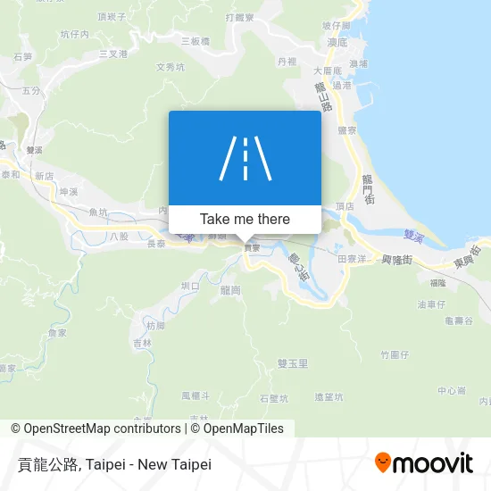 貢龍公路 map