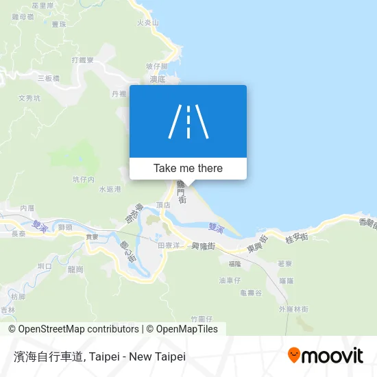 濱海自行車道 map