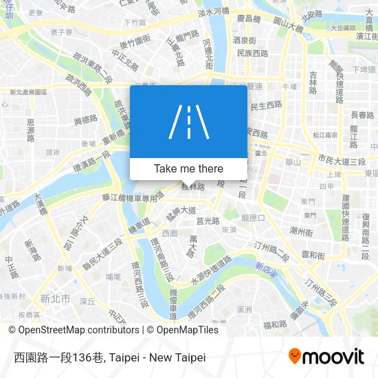 西園路一段136巷地圖