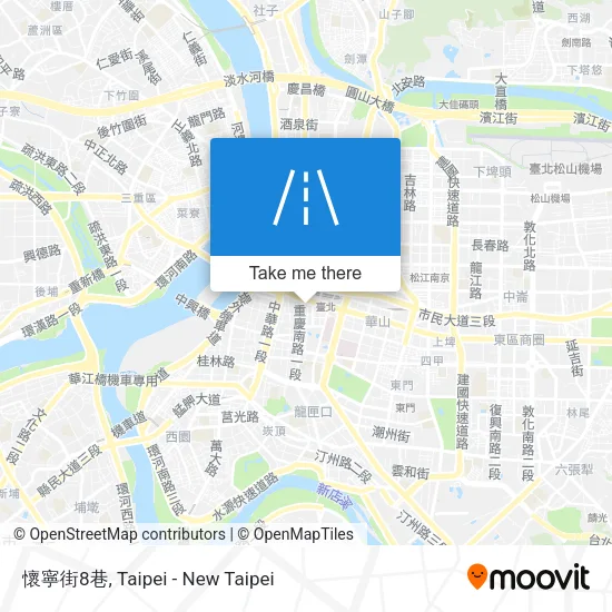 懷寧街8巷地圖