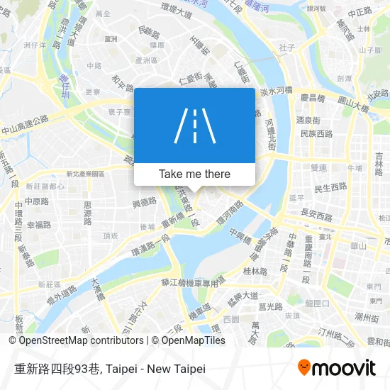 重新路四段93巷地圖