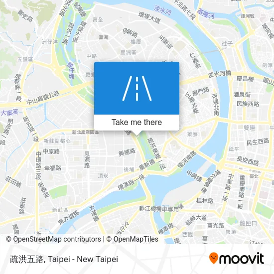 疏洪五路 map