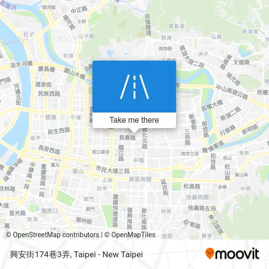 興安街174巷3弄地圖