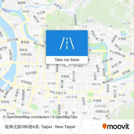 復興北路380巷6弄地圖