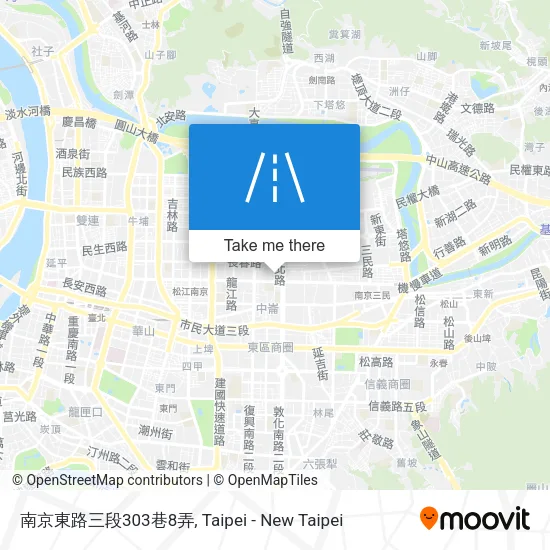 南京東路三段303巷8弄地圖
