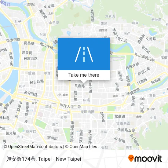 興安街174巷地圖