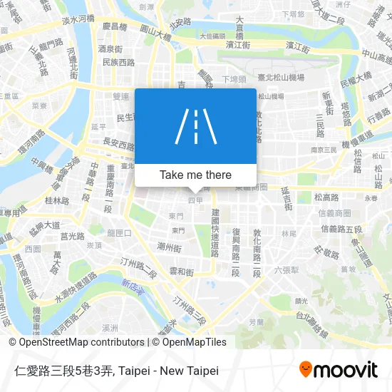 仁愛路三段5巷3弄地圖