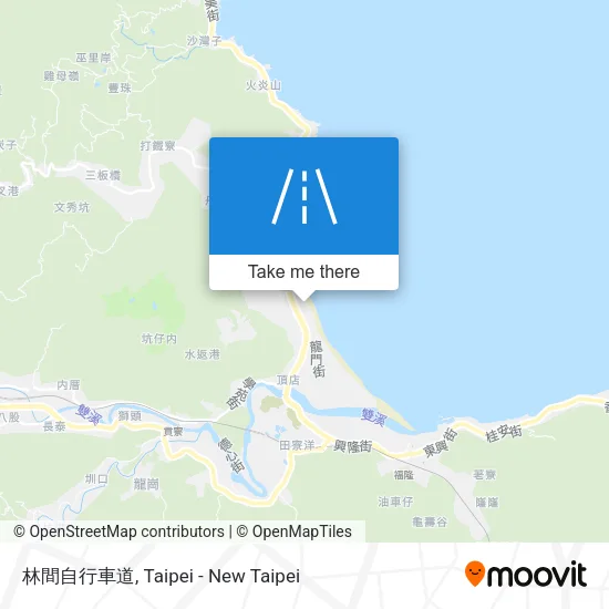 林間自行車道 map