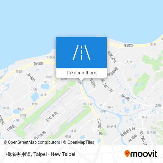 機場專用道 map