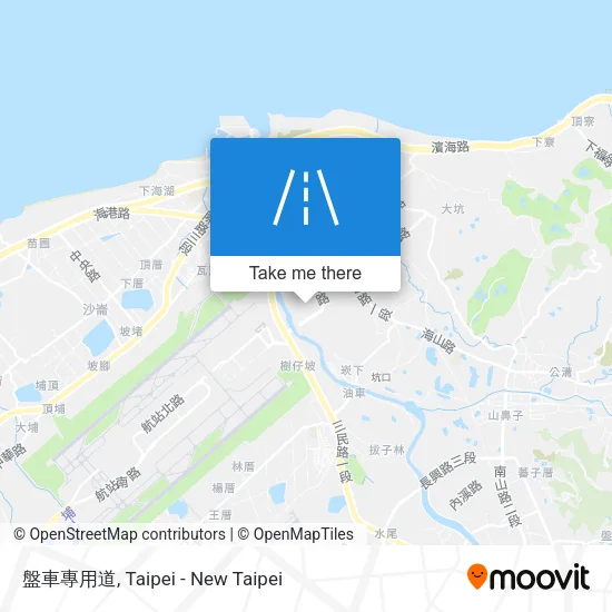 盤車專用道 map