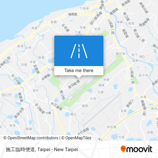施工臨時便道 map
