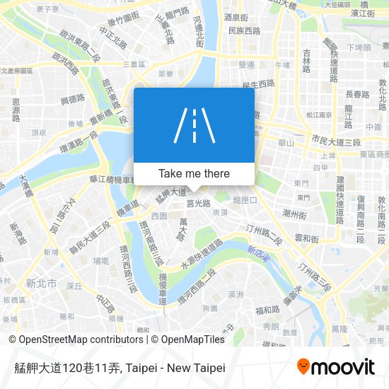 艋舺大道120巷11弄地圖