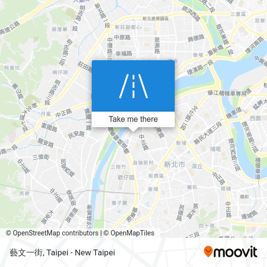 藝文一街地圖