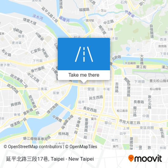 延平北路三段17巷 map