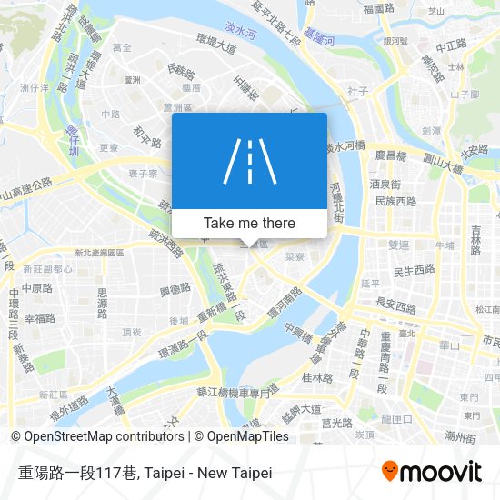 重陽路一段117巷地圖