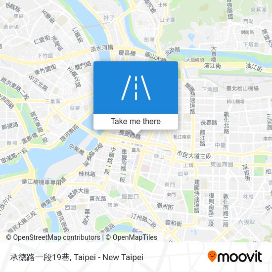 承德路一段19巷地圖