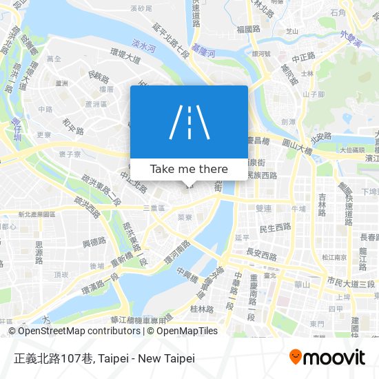 正義北路107巷 map