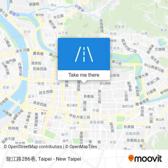 龍江路286巷 map