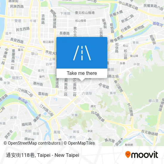 通安街118巷地圖
