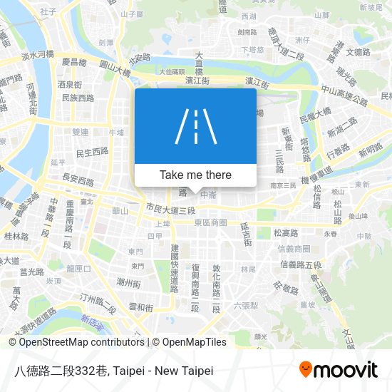 八德路二段332巷 map