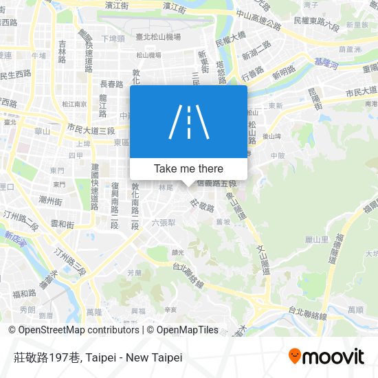 莊敬路197巷地圖