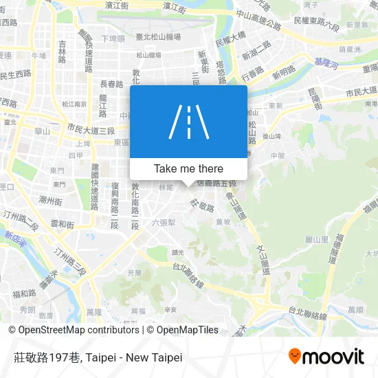莊敬路197巷地圖