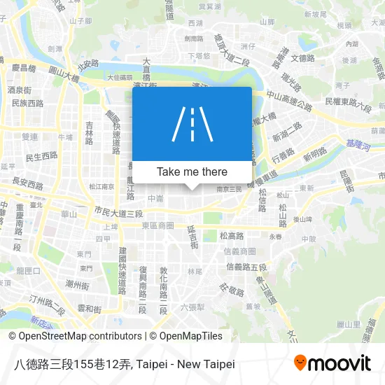 八德路三段155巷12弄地圖
