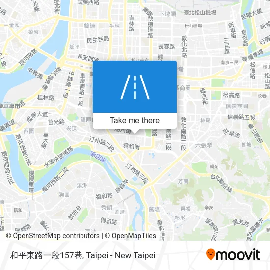 和平東路一段157巷地圖