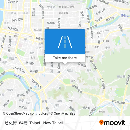 通化街184巷地圖