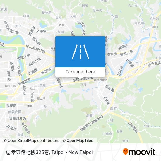 忠孝東路七段325巷 map
