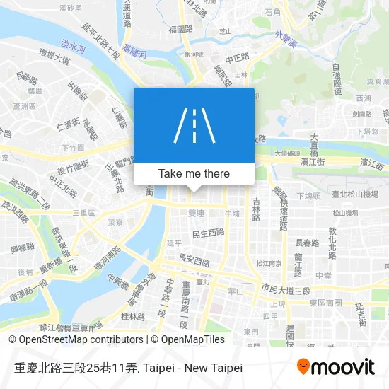 重慶北路三段25巷11弄地圖