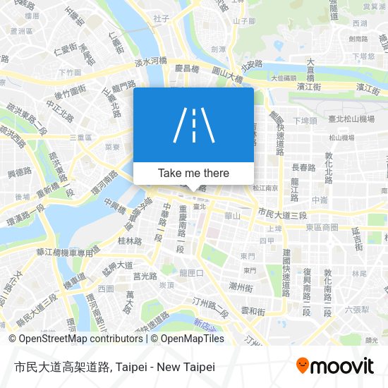 市民大道高架道路 map