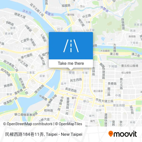 民權西路184巷11弄地圖