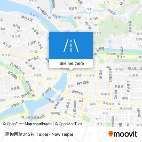 民權西路245巷地圖