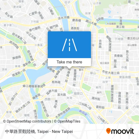 中華路景觀陸橋 map