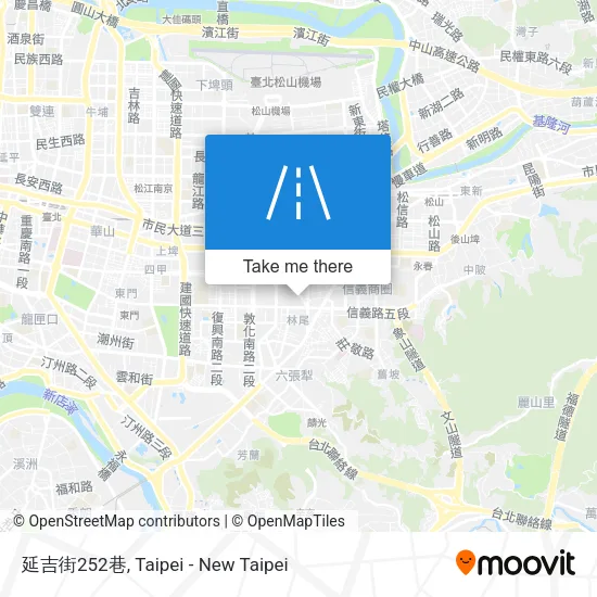 延吉街252巷地圖