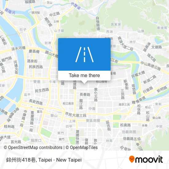 錦州街418巷地圖