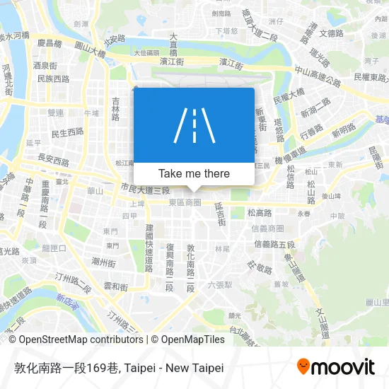 敦化南路一段169巷地圖