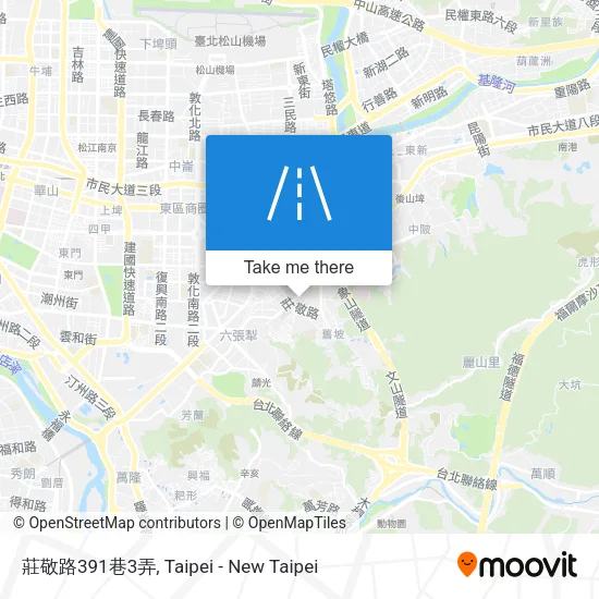 莊敬路391巷3弄地圖