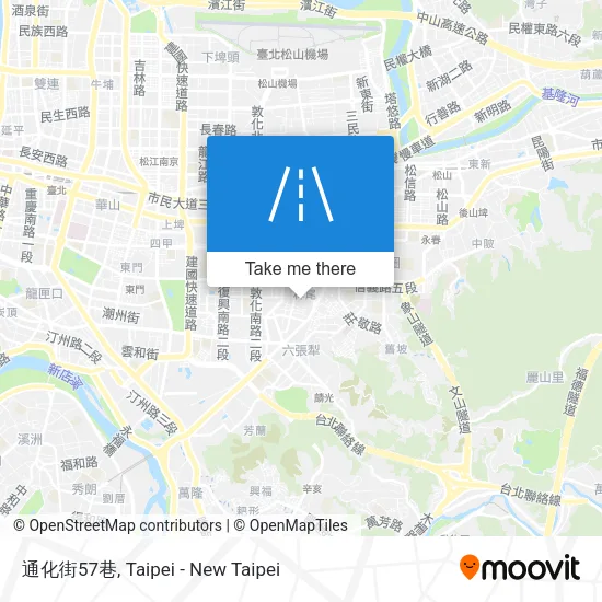 通化街57巷地圖
