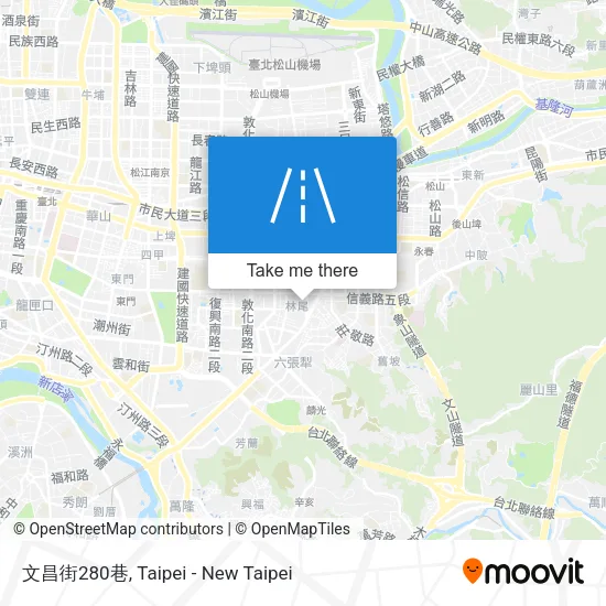 文昌街280巷地圖