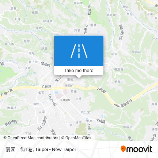 麗園二街1巷地圖