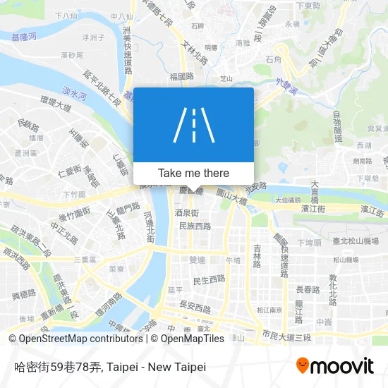 哈密街59巷78弄地圖
