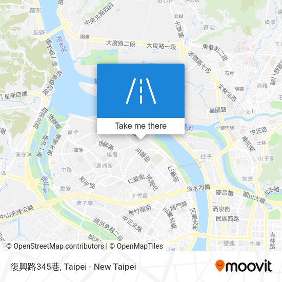 復興路345巷地圖