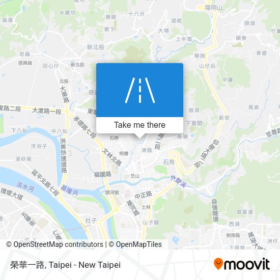 榮華一路地圖