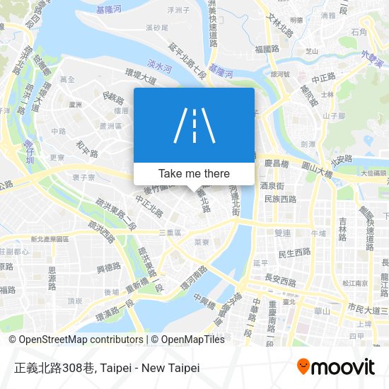 正義北路308巷 map